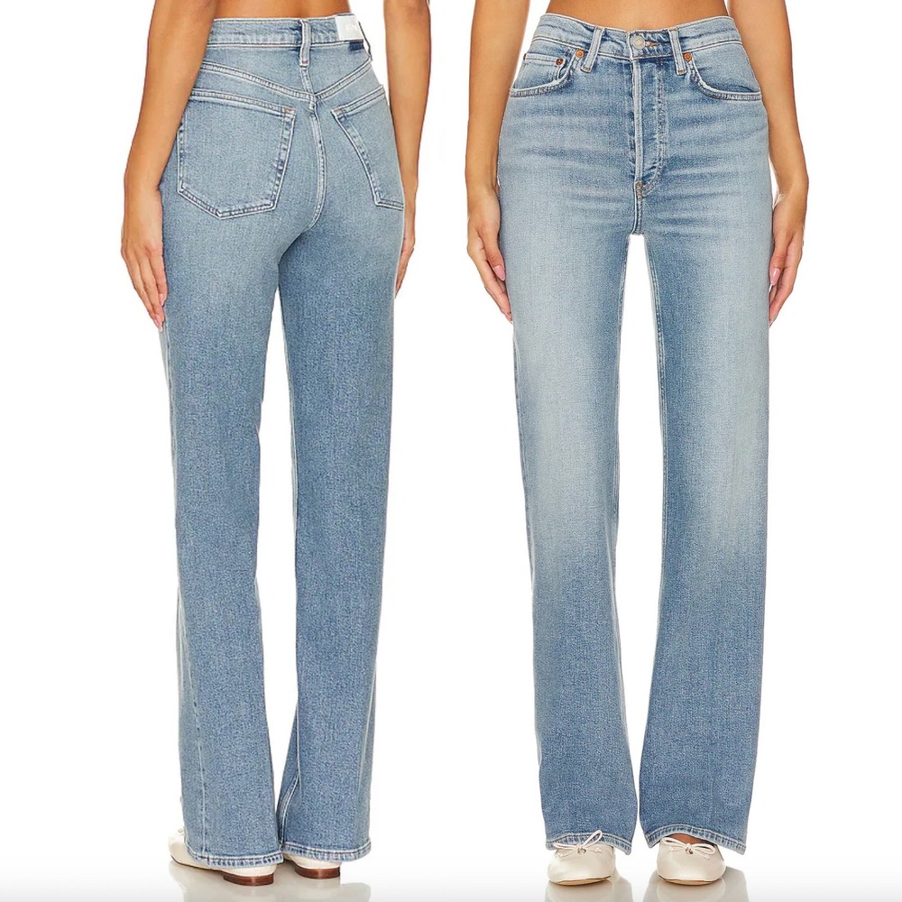 RE/DONE Originals 70s Bootcut Jeans in Blazed‎ Indigo